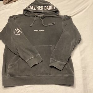 Small grey Bar Stool Sports " I am unwell" hoodie